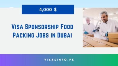 Visa Sponsorship Food Packing Jobs in Dubai