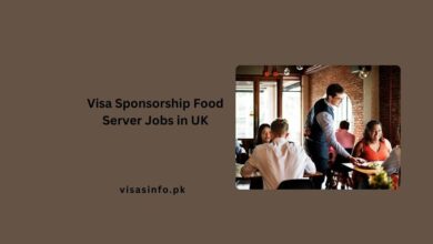 Visa Sponsorship Food Server Jobs in UK