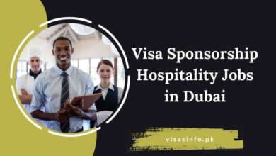 Visa Sponsorship Hospitality Jobs in Dubai