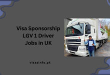 Visa Sponsorship LGV 1 Driver Jobs in UK