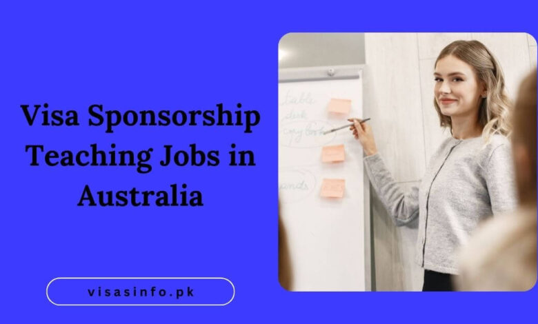 Visa Sponsorship Teaching Jobs in Australia