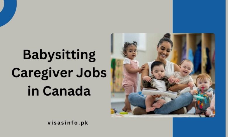 Babysitting Caregiver Jobs in Canada