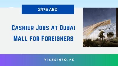 Cashier Jobs at Dubai Mall for Foreigners