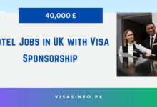 Hotel Jobs in UK with Visa Sponsorship