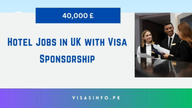 Hotel Jobs in UK with Visa Sponsorship