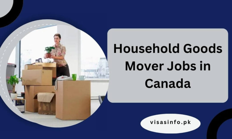 Household Goods Mover Jobs in Canada