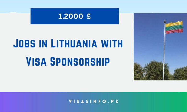 Jobs in Lithuania with Visa Sponsorship