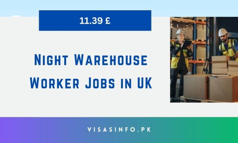 Night Warehouse Worker Jobs in UK