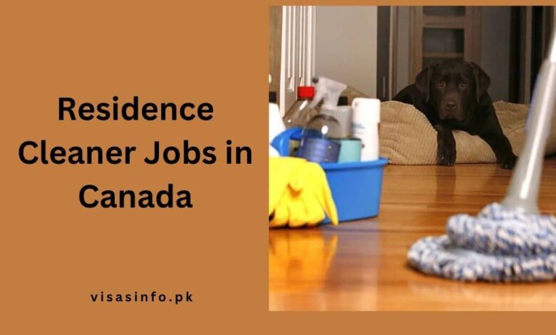 Residence Cleaner Jobs in Canada