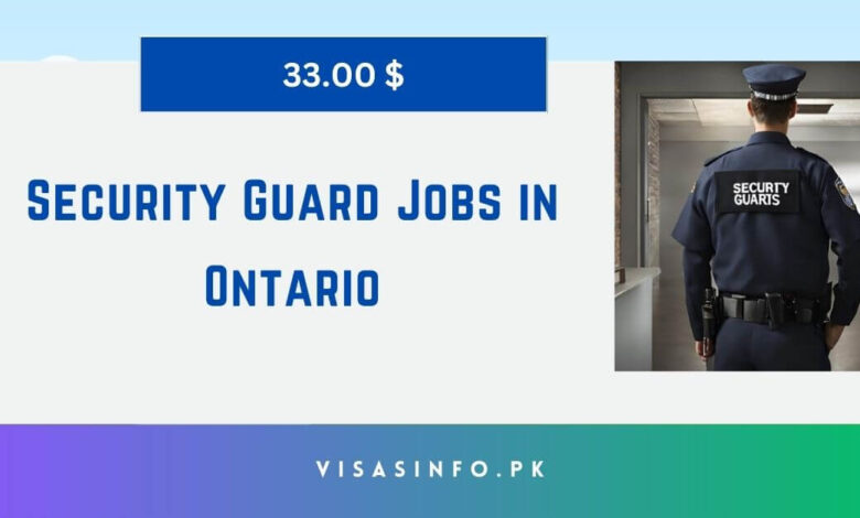 Security Guard Jobs in Ontario