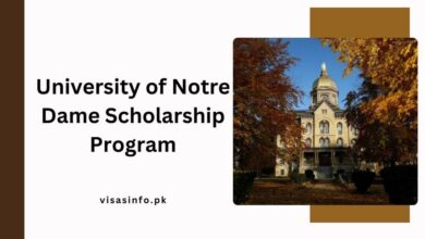 University of Notre Dame Scholarship Program