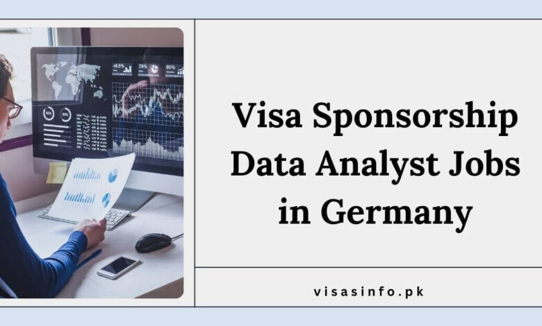 Visa Sponsorship Data Analyst Jobs in Germany