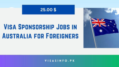 Visa Sponsorship Jobs in Australia for Foreigners