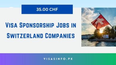 Visa Sponsorship Jobs in Switzerland Companies