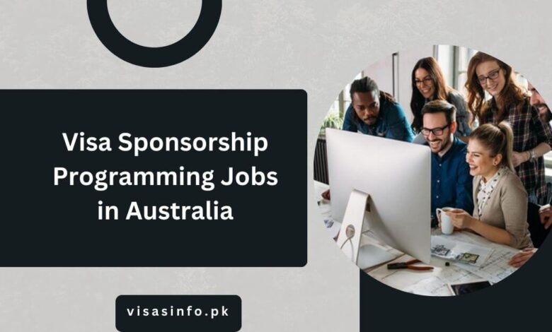 Visa Sponsorship Programming Jobs in Australia