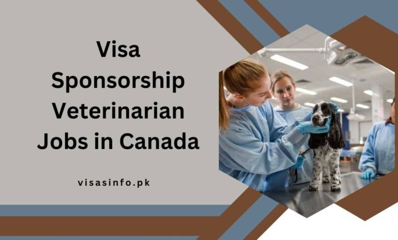 Visa Sponsorship Veterinarian Jobs in Canada