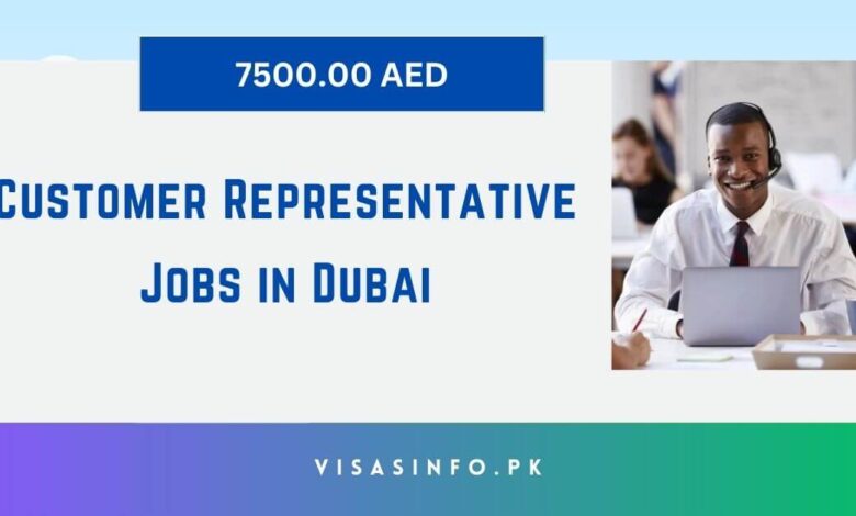 Customer Representative Jobs in Dubai