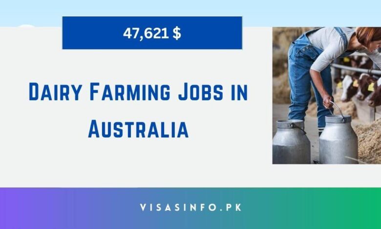 Dairy Farming Jobs in Australia