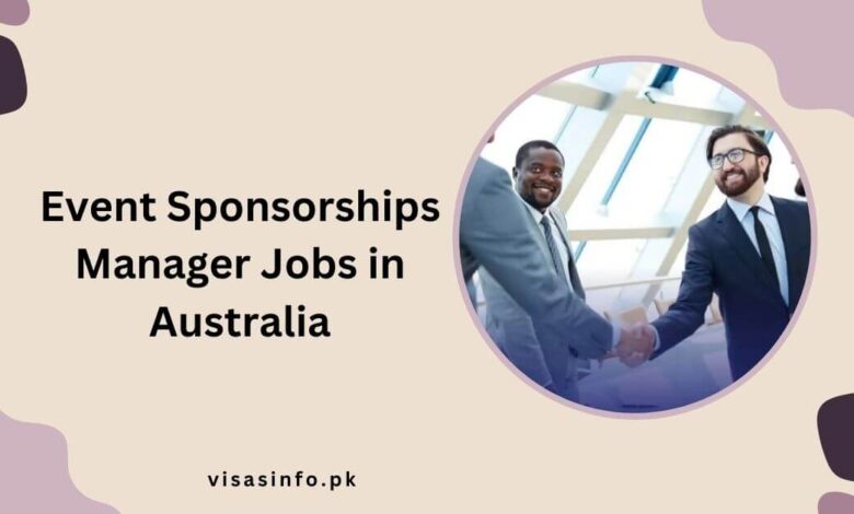 Event Sponsorships Manager Jobs in Australia