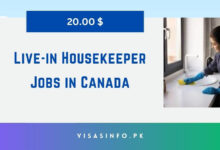 Live-in Housekeeper Jobs in Canada