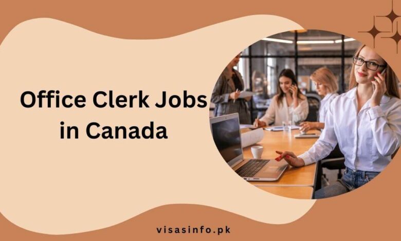 Office Clerk Jobs in Canada