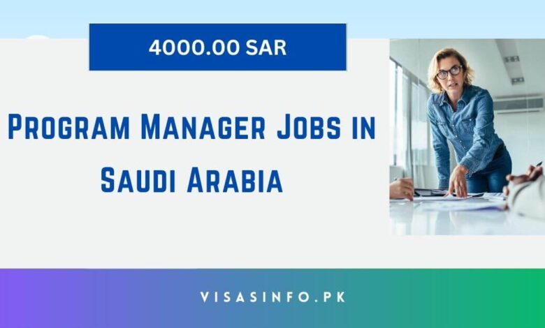 Program Manager Jobs in Saudi Arabia