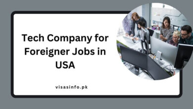 Tech Company for Foreigner Jobs in USA