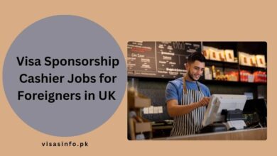 Visa Sponsorship Cashier Jobs for Foreigners in UK