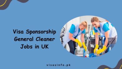 Visa Sponsorship General Cleaner Jobs in UK