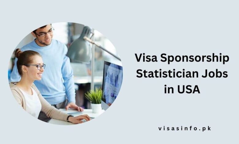 Visa Sponsorship Statistician Jobs in USA