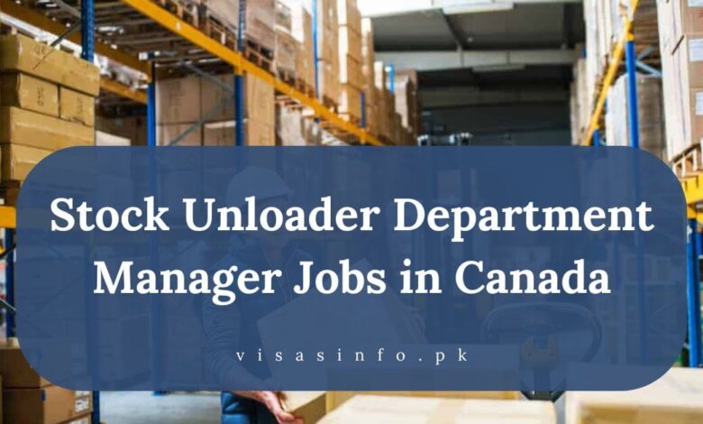 Stock Unloader Department Manager Jobs in Canada