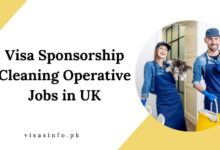 Visa Sponsorship Cleaning Operative Jobs in UK