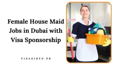 Female House Maid Jobs in Dubai with Visa Sponsorship